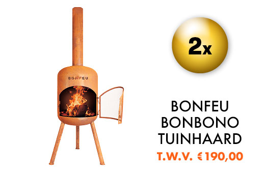2 x Bonfeu BONBONO roest tuinhaard t.w.v. €190