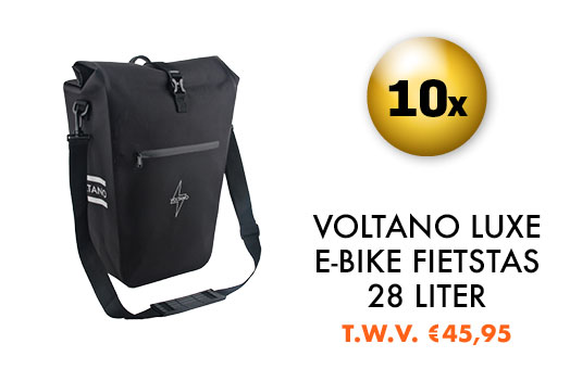 10 x Voltano Luxe E-bike Fietstas 28l t.w.v. €48,95