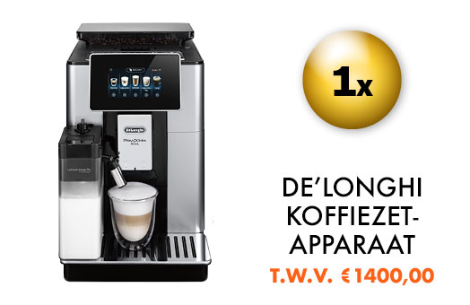 1 x DeLonghi koffiezetapparaat ECAM610.55.SB t.w.v. €1400